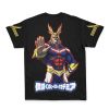 All Might One For All My Hero Academia Streetwear T Shirt BACK - My Hero Academia Gifts