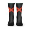 Bakugo My Hero Academia Socks BACK mockup - My Hero Academia Gifts