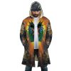 Blazing Bakugo My Hero Academia AOP Hooded Cloak Coat FRONT Mockup - My Hero Academia Gifts