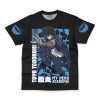 Dabi Toya Todoroki Blueflame My Hero Academia Streetwear T Shirt FRONT WRINKLY - My Hero Academia Gifts