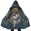 Trippy Engine Ida Tenya My Hero Academia AOP Hooded Cloak Coat MAIN Mockup - My Hero Academia Gifts