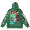deku Flat Hoodie back - My Hero Academia Gifts