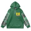 deku Flat Hoodie front - My Hero Academia Gifts