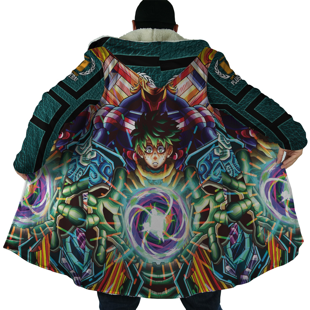 Trippy Deku x All Might My Hero Academia Dream Cloak Coat - Image 2