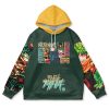 deku Streetwear Hoodie front - My Hero Academia Gifts
