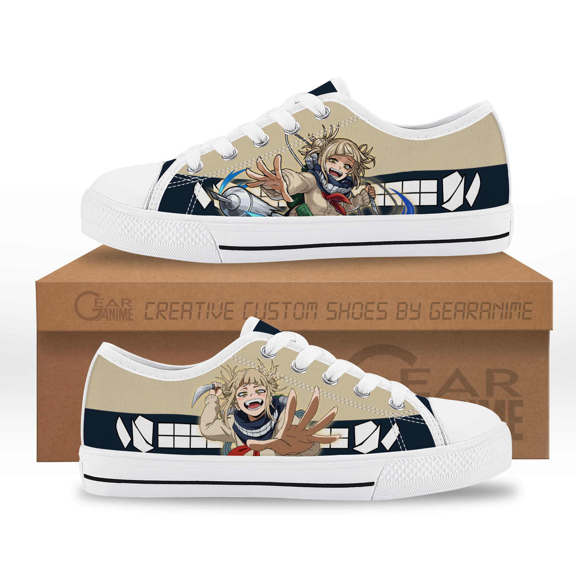 Himiko Toga Sneakers Anime Low Top Shoes