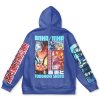 shoto Flat Hoodie back - My Hero Academia Gifts